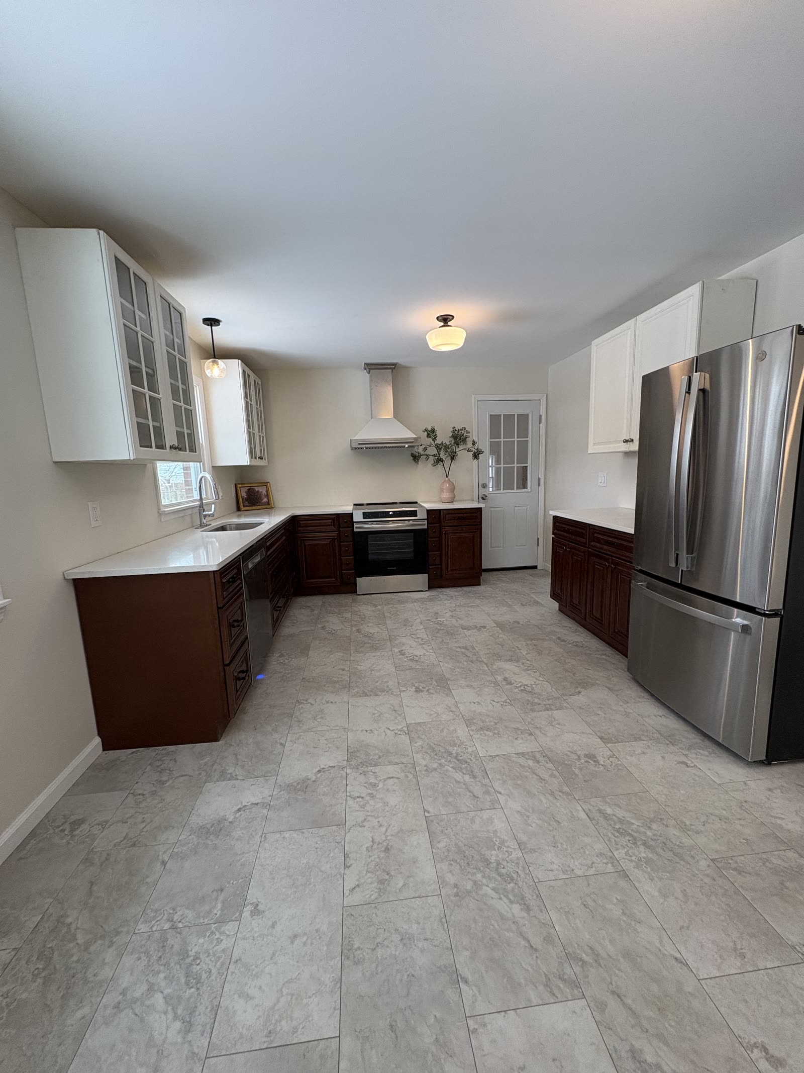 Updated kitchen after renovation in a Capital Region home.